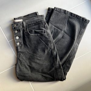 levi’s mile high cropped wide leg jeans